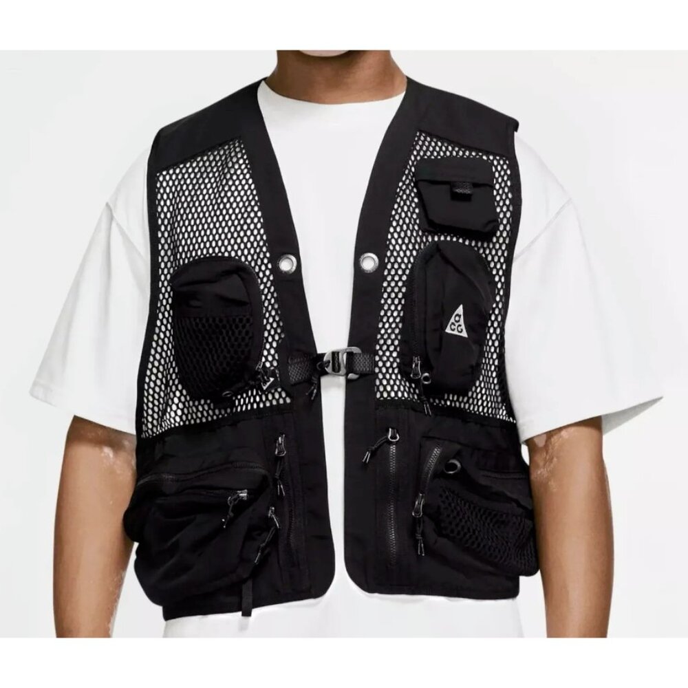 NIKE ACG BUTTLES VEST DN3919-010 Hiking Trail Oregon Adult Unisex Size 2XL NEW - Picture 2 of 15
